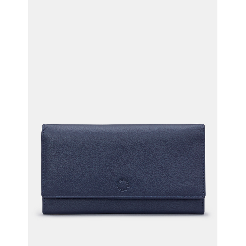 Yoshi Hudson Flap Over Navy Leather Purse