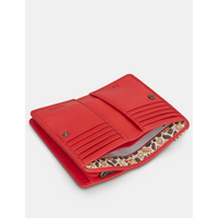 Yoshi Mothers Pride Zip Around Red Leather Purse