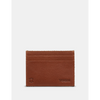 Yoshi Sunflower Bloom Slim Brown Leather Card Holder