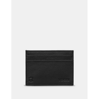 Yoshi Dickens Bookworm Slim Black Leather Card Holder