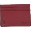 Yoshi Cherry Red Bookworm Slim Leather Card Holder