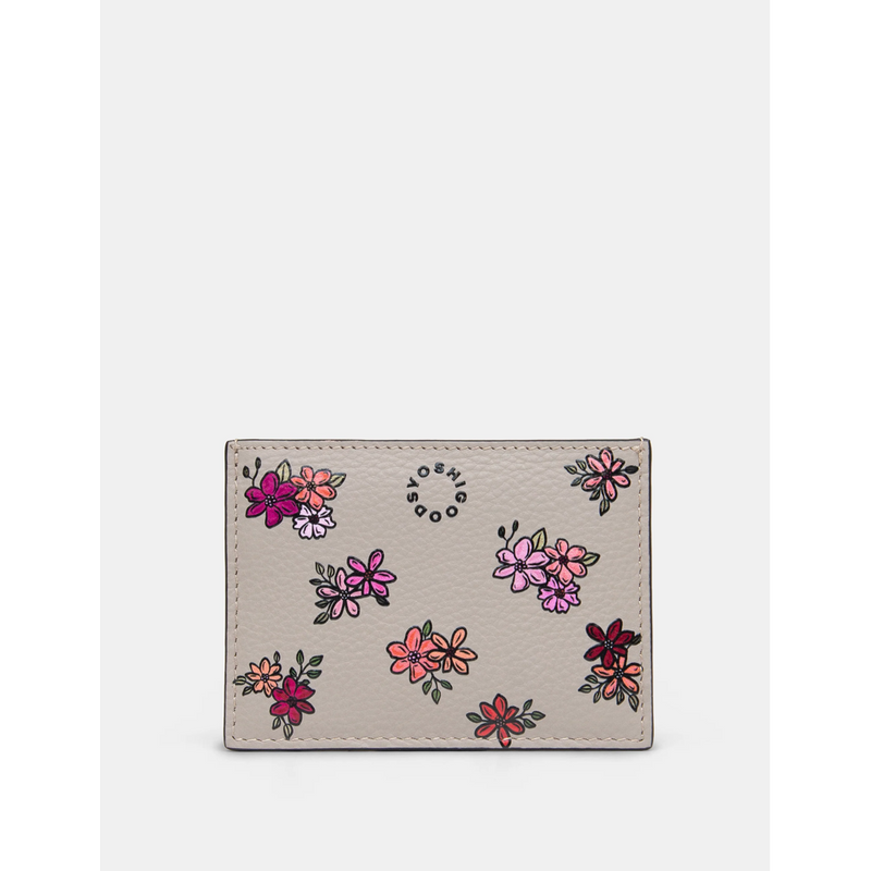 Yoshi Ditsy Floral Leather Card Holder