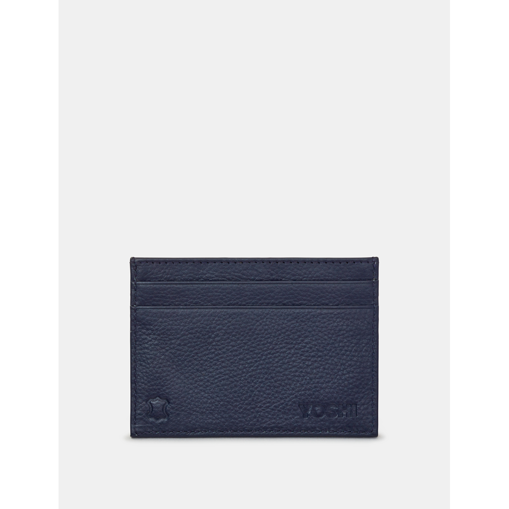 Yoshi Jane Austen Bookworm Slim Navy Leather Card Holder