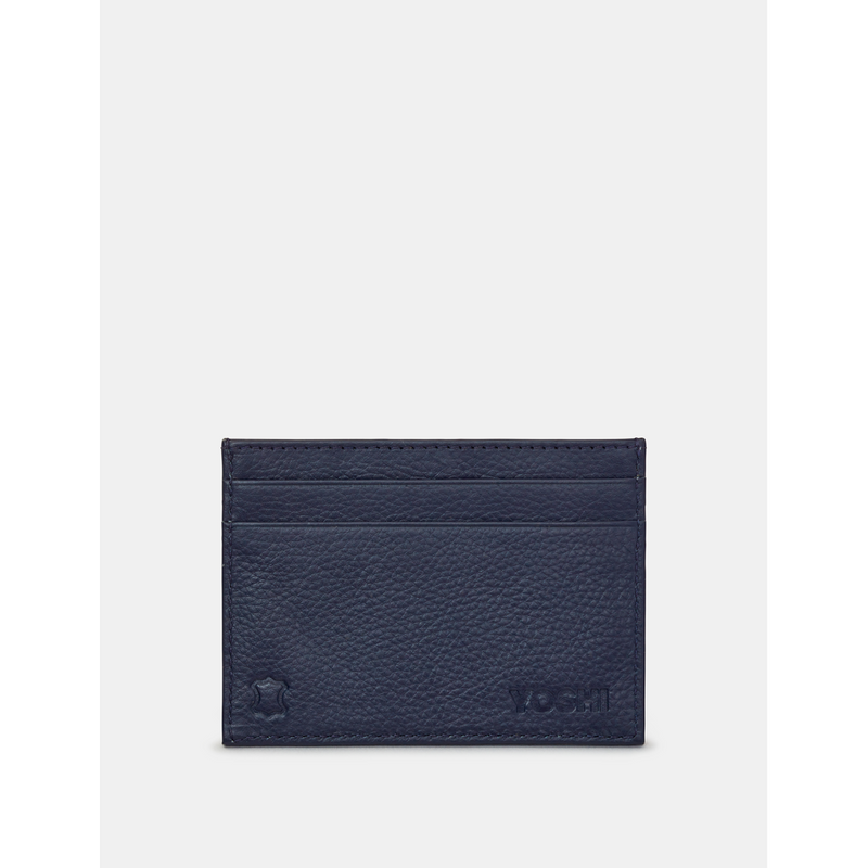 Yoshi Jane Austen Bookworm Slim Navy Leather Card Holder