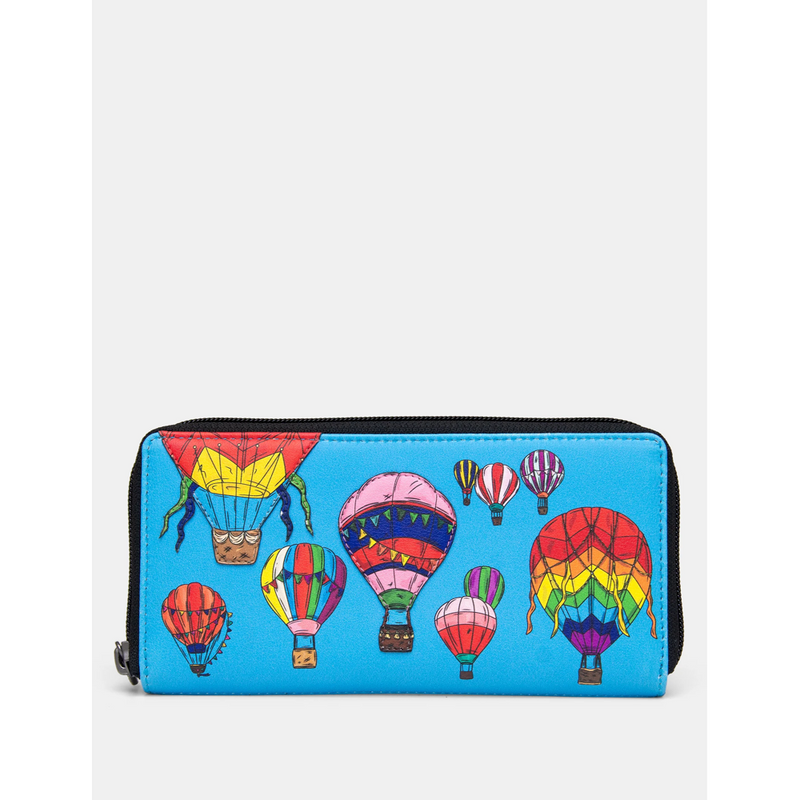 Yoshi Balloon Festival Leather Zip Round Purse