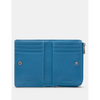 Yoshi Mermaid's Dance Blue Leather Flap Over Purse