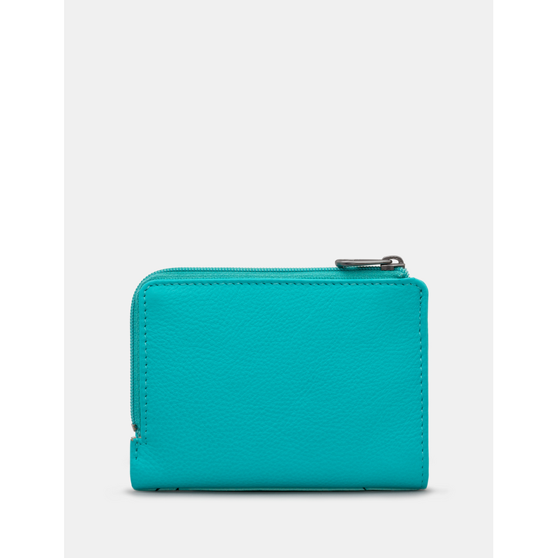 Yoshi Narwhal Blue Leather Flap Over Purse