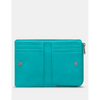 Yoshi Narwhal Blue Leather Flap Over Purse