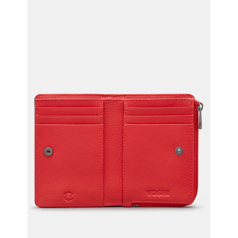 Yoshi Blast Off Red Leather Flap Over Purse