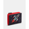 Yoshi Blast Off Red Leather Flap Over Purse