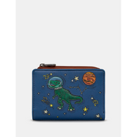 Yoshi Lost in Space Brown Leather Flap Over Purse