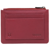 Yoshi Cherry Red Bookworm Zip Top Leather Purse