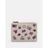 Yoshi Ditsy Floral Zip Top Leather Purse