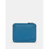 Yoshi Mermaid's Dance Zip Top Blue Leather Purse