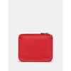 Yoshi Blast Off Zip Top Red Leather Purse