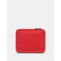 Yoshi Blast Off Zip Top Red Leather Purse