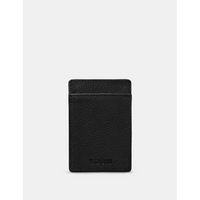 Yoshi Sci-Fi Bookworm Compact Black Leather Card Holder