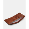 Yoshi Two Fold North South Brown Leather Wallet