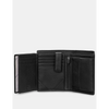 Yoshi Traditional Extra Capacity Black Leather Wallet