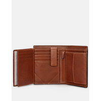 Yoshi Traditional Extra Capacity Brown Leather Wallet