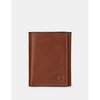 Yoshi Three Fold Brown Leather Wallet