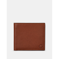 Yoshi Two Fold East West Brown Leather Wallet