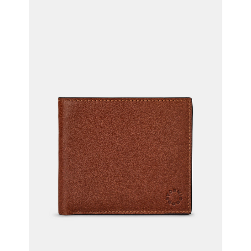 Yoshi Two Fold East West Brown Leather Wallet