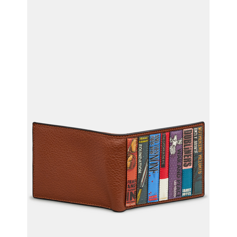 Yoshi Vegan Leather Bookworm Brown Wallet