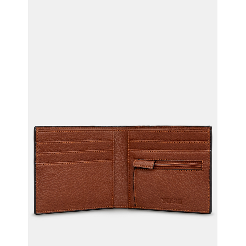 Yoshi Vegan Leather Bookworm Brown Wallet