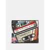 Yoshi Back to the 80s Cassette Tape Black Leather Wallet