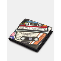 Yoshi Back to the 80s Cassette Tape Black Leather Wallet