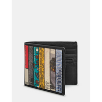 Yoshi Dickens Bookworm Black Leather Wallet