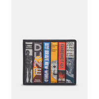 Yoshi Sci-Fi Bookworm Black Leather Wallet