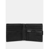 Yoshi Two Fold Black Leather Wallet with Tab