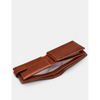 Yoshi Extra Capacity Brown Leather Wallet with Tab