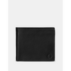 Yoshi Extra Capacity Black Leather Wallet with Coin Pocket