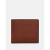 Yoshi Extra Capacity Brown Leather Wallet with Coin Pocket