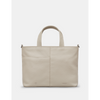 Yoshi Hampton Multiway Warm Grey Leather Grab Bag