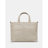 Yoshi Hampton Multiway Warm Grey Leather Grab Bag