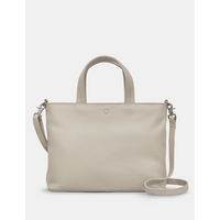 Yoshi Hampton Multiway Warm Grey Leather Grab Bag