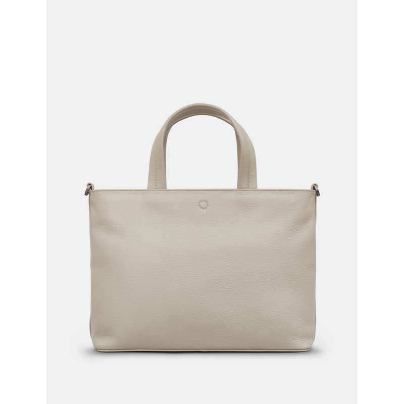 Yoshi Hampton Multiway Warm Grey Leather Grab Bag