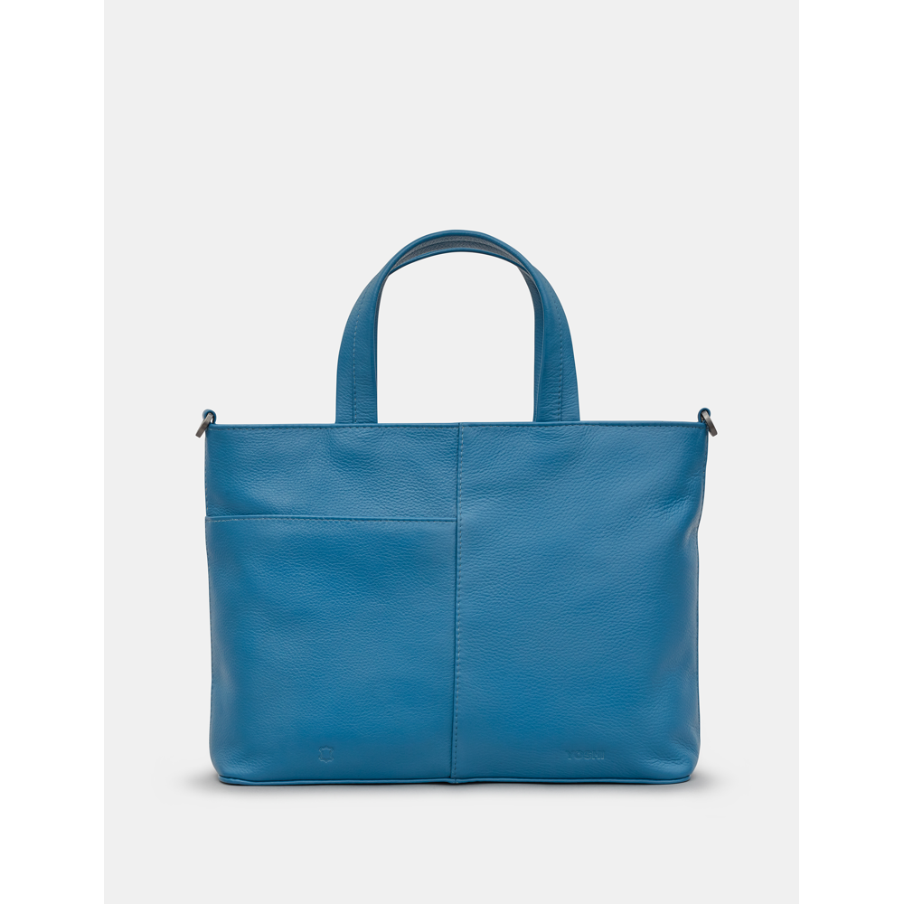 Yoshi Hampton Multiway Petrol Blue Leather Grab Bag