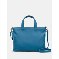 Yoshi Hampton Multiway Petrol Blue Leather Grab Bag