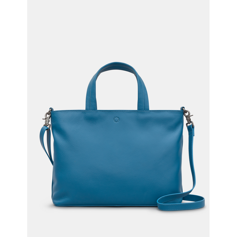 Yoshi Hampton Multiway Petrol Blue Leather Grab Bag