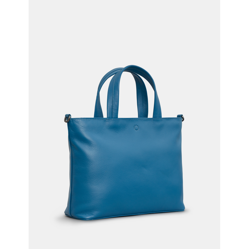 Yoshi Hampton Multiway Petrol Blue Leather Grab Bag