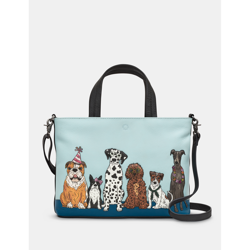 Yoshi Party Dogs Multiway Leather Grab Bag