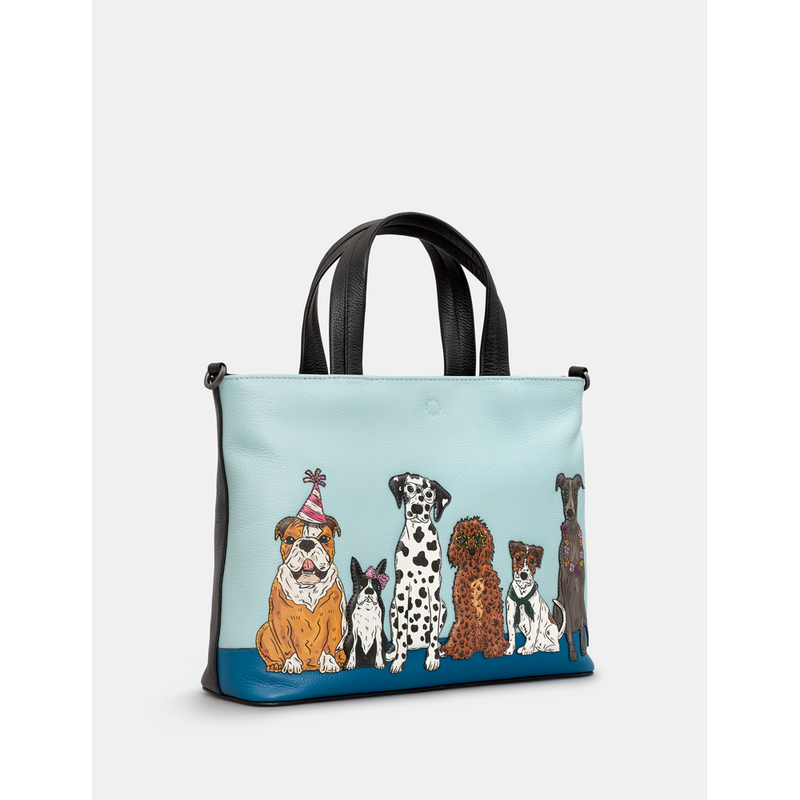 Yoshi Party Dogs Multiway Leather Grab Bag