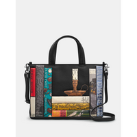 Yoshi Dickens Bookworm Black Leather Multiway Grab Bag