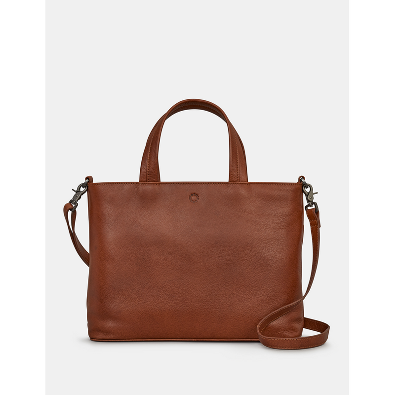 Yoshi Hampton Multiway Brown Leather Grab Bag