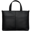 Yoshi Bark To Bark Black Leather Grab Bag